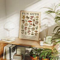 Fun Guys: Vintage Mushroom Chart