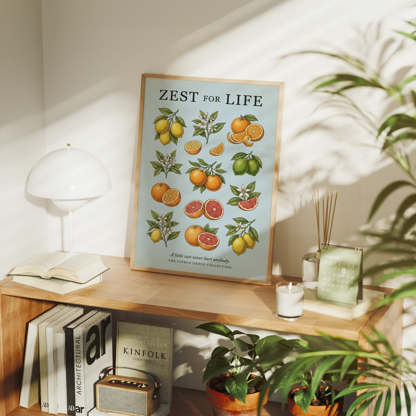 Zest for Life: Vintage Citrus Chart