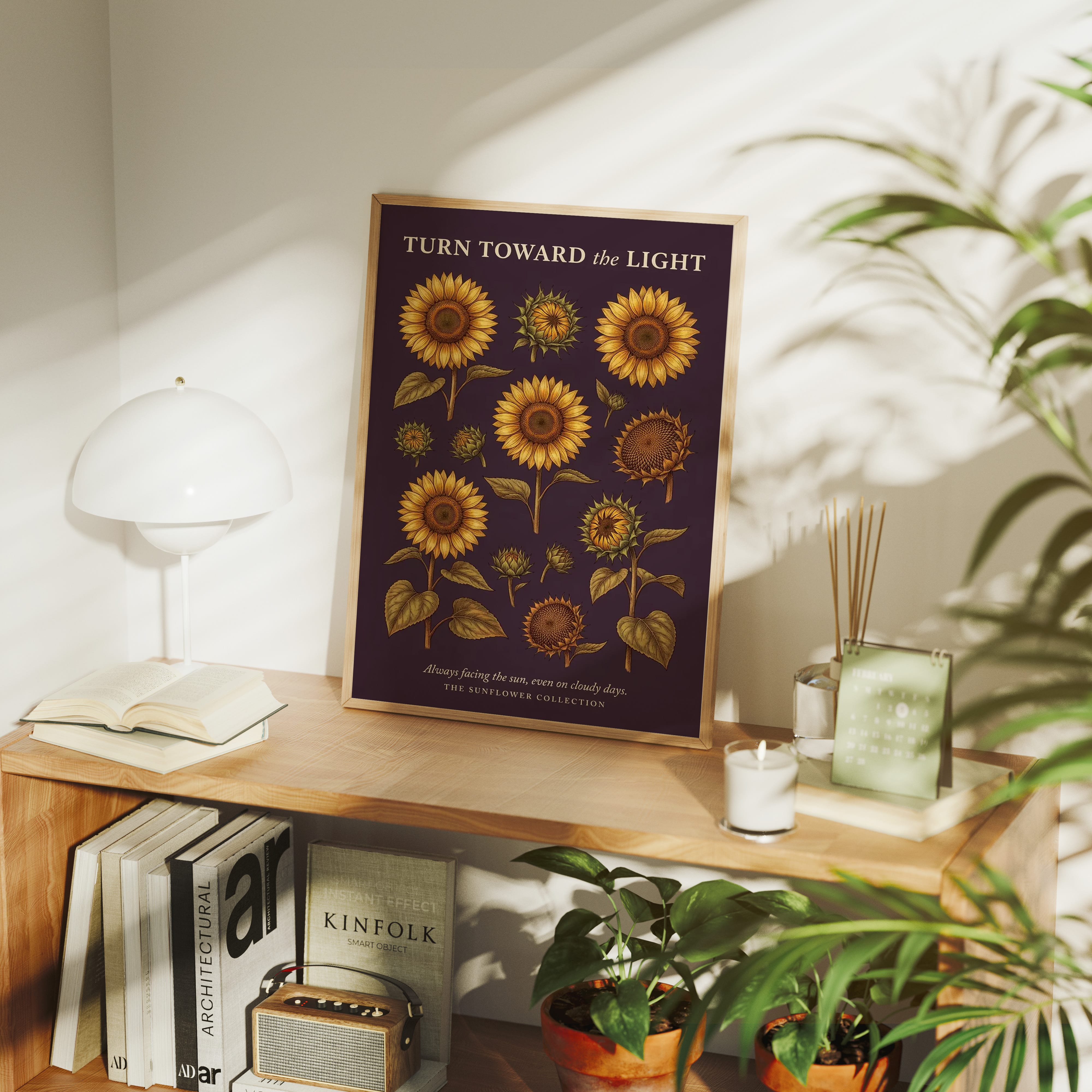 Turn Toward the Light: Vintage Sunflower Chart