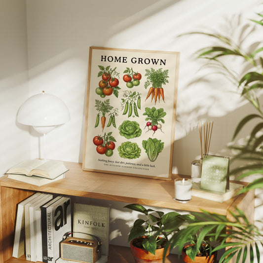 Home Grown: Vintage Kitchen Garden Chart