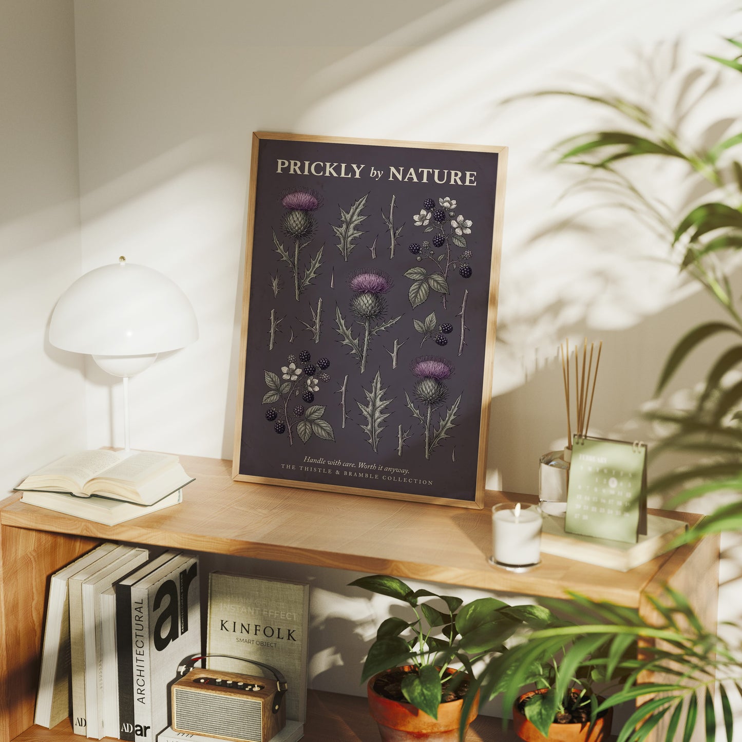 Prickly by Nature: Vintage Thistle & Bramble Chart