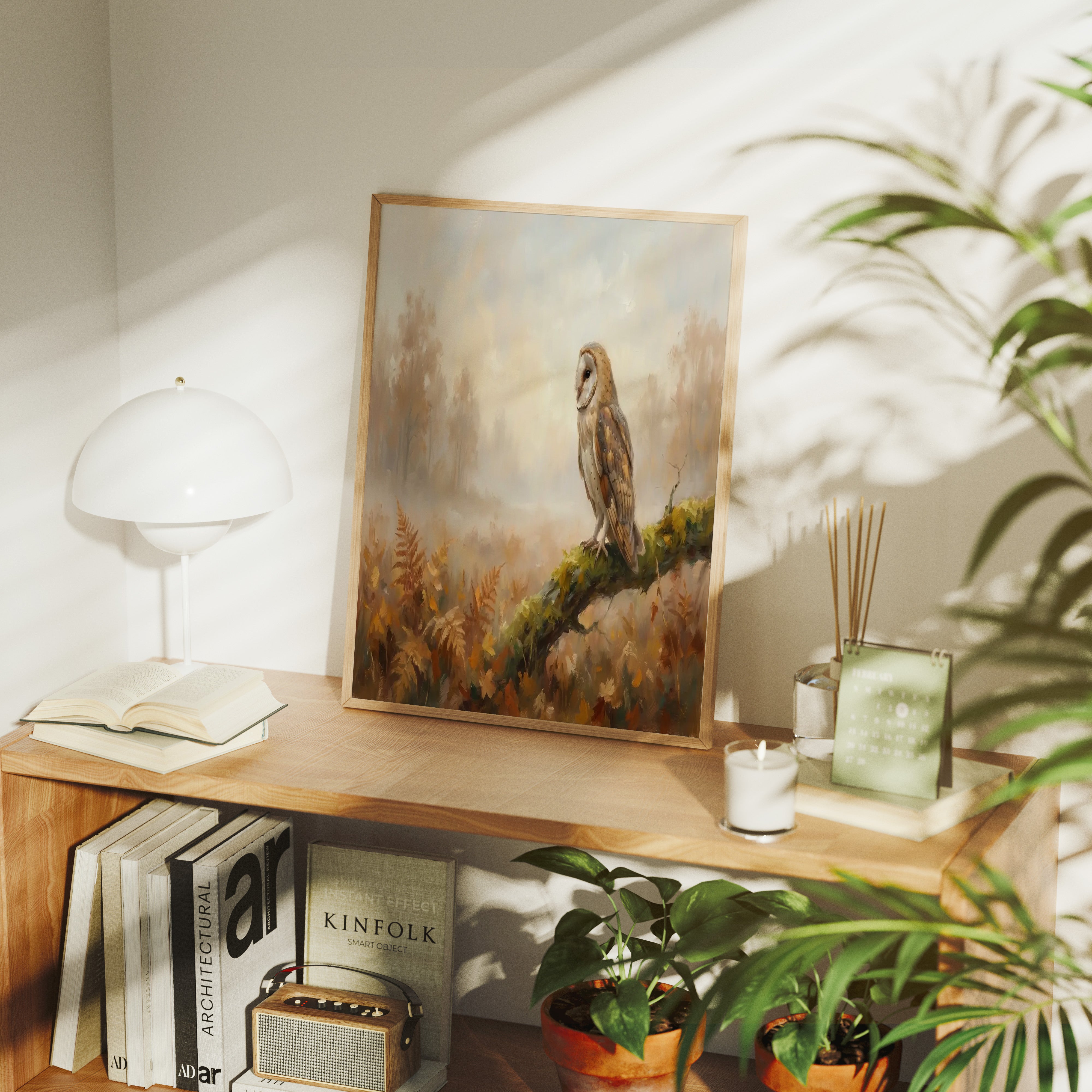 Perched Above the Ferns