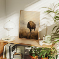 Bison in the Amber Haze