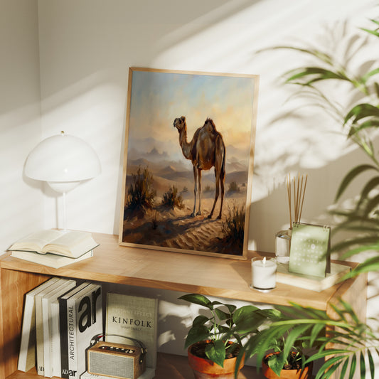 Camel at Golden Dusk