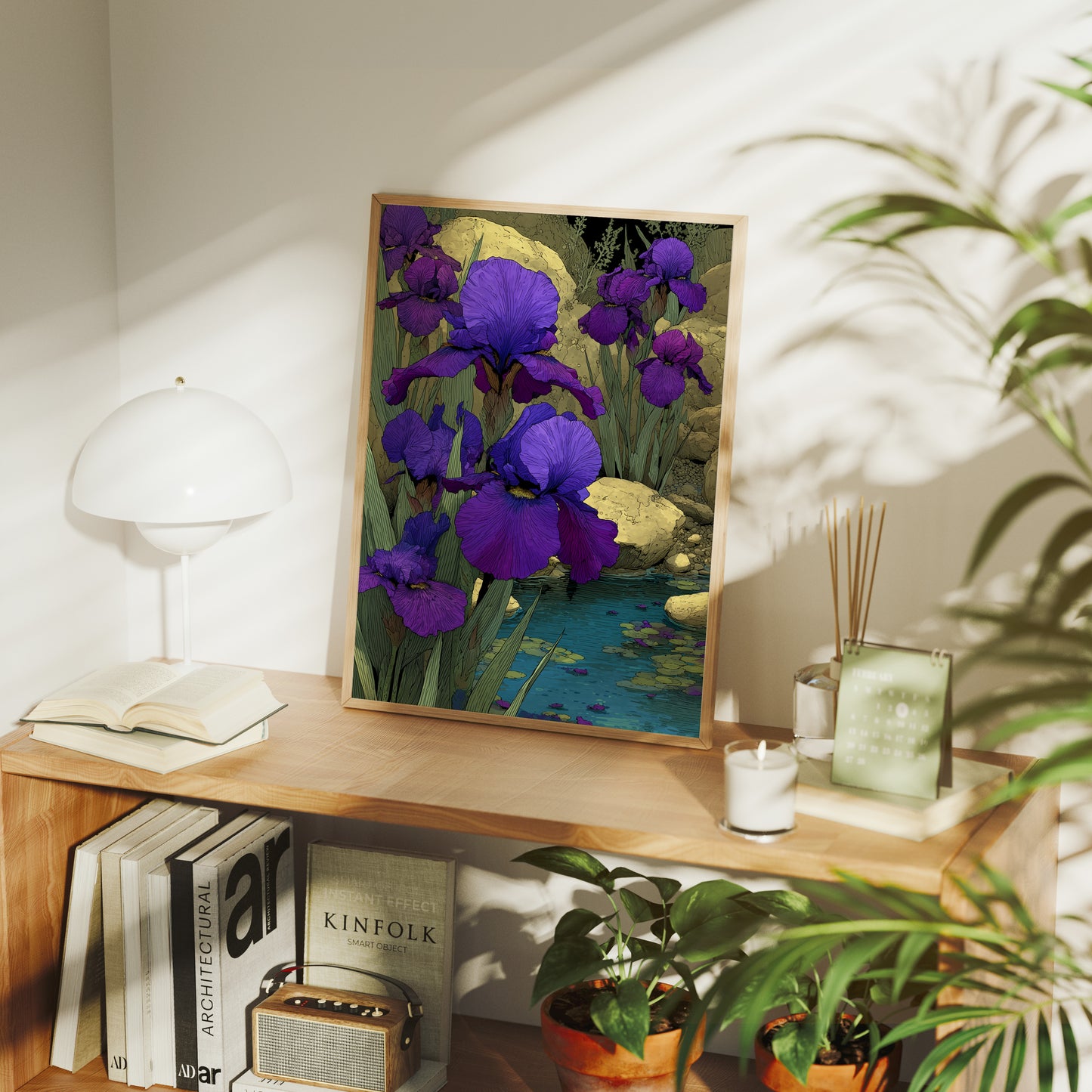 Irises at the Water's Edge
