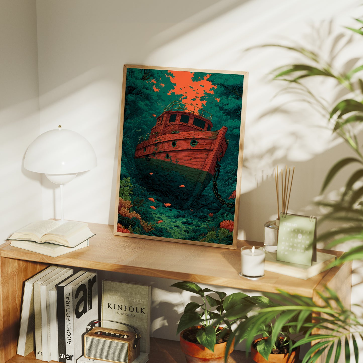 Shipwreck on the Reef Floor