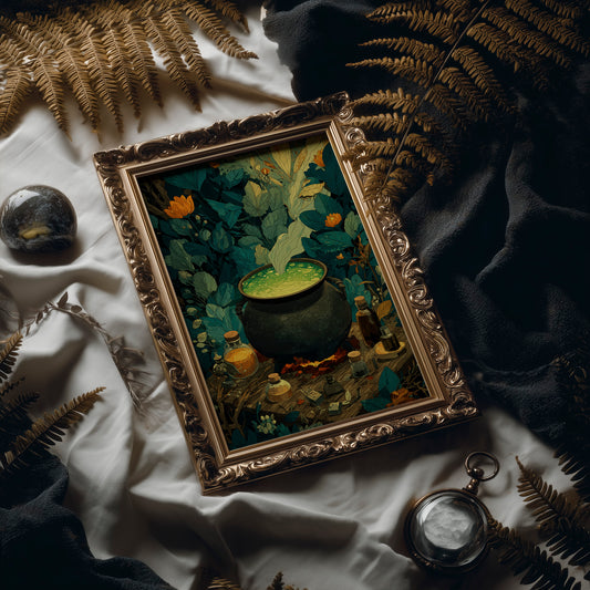 Cauldron Steaming in the Undergrowth