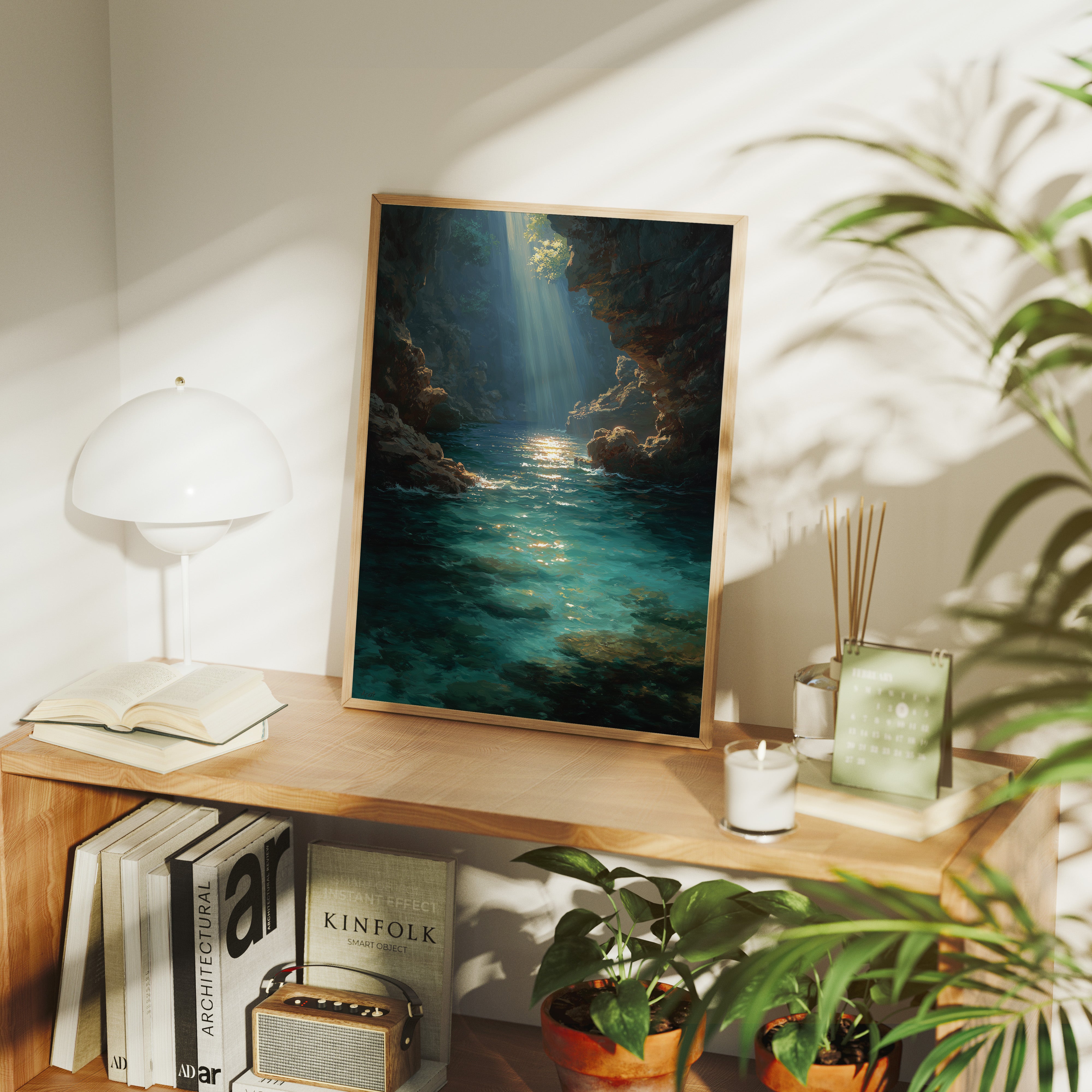 Light Finds the Sea Cave