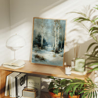 Birch Trail in Winter