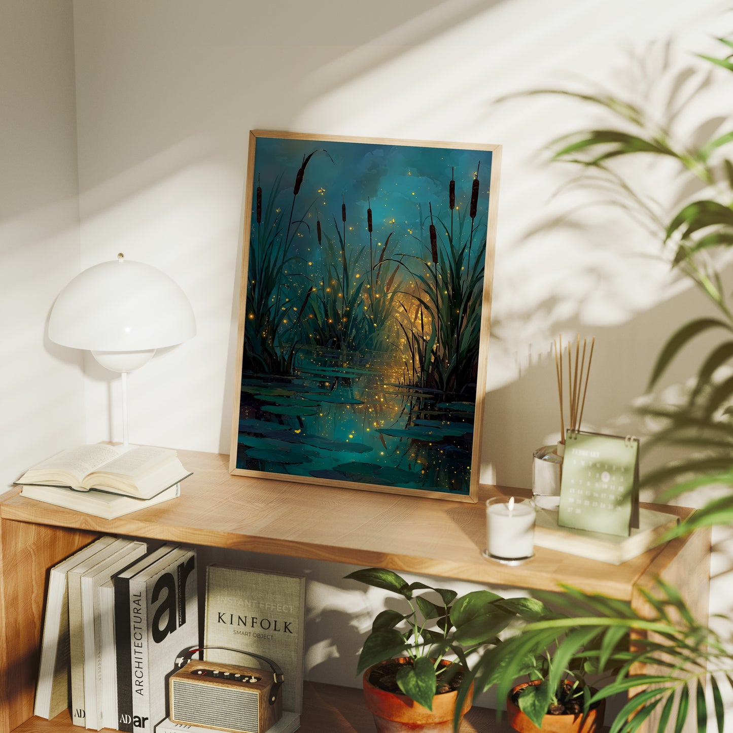 Cattails and Fireflies
