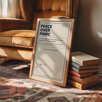 Peace Over Panic