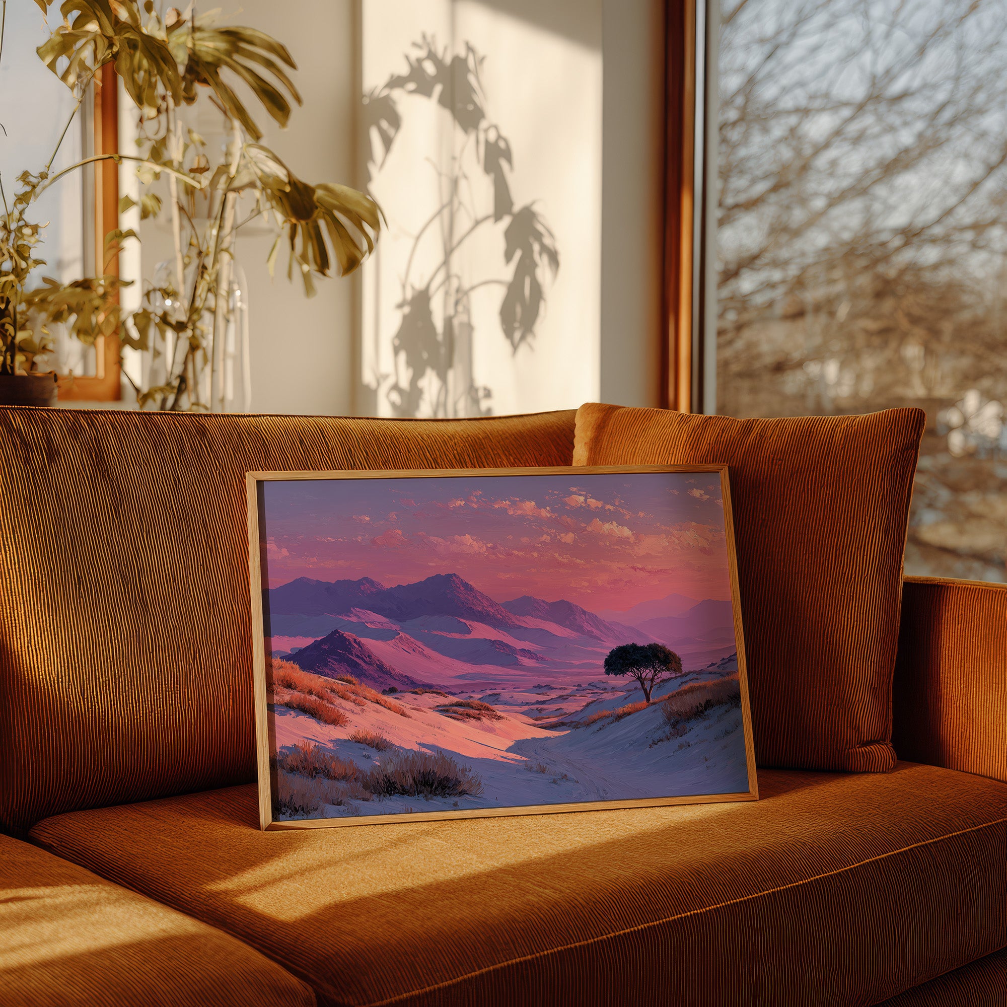 Rose Light Over the Dunes