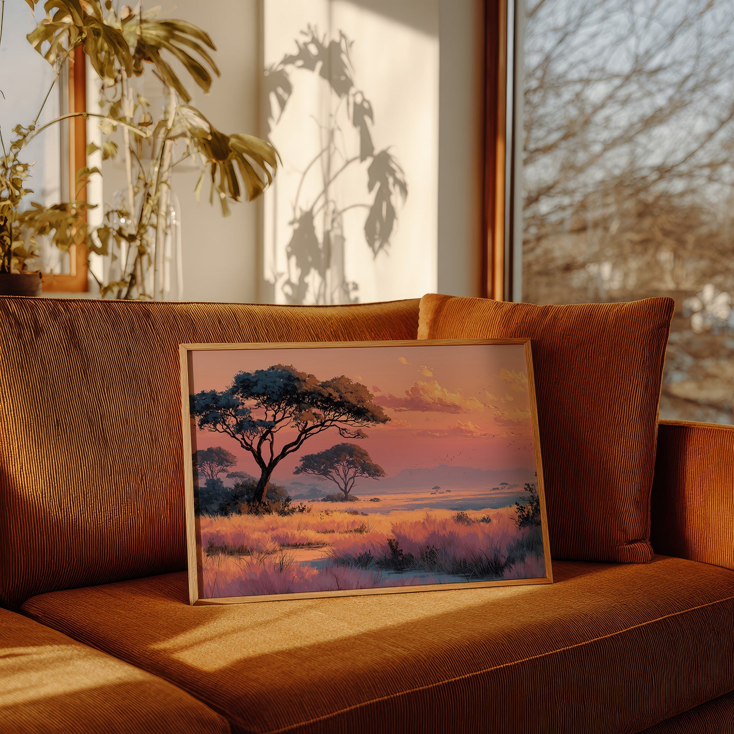 Savanna at Golden Dusk