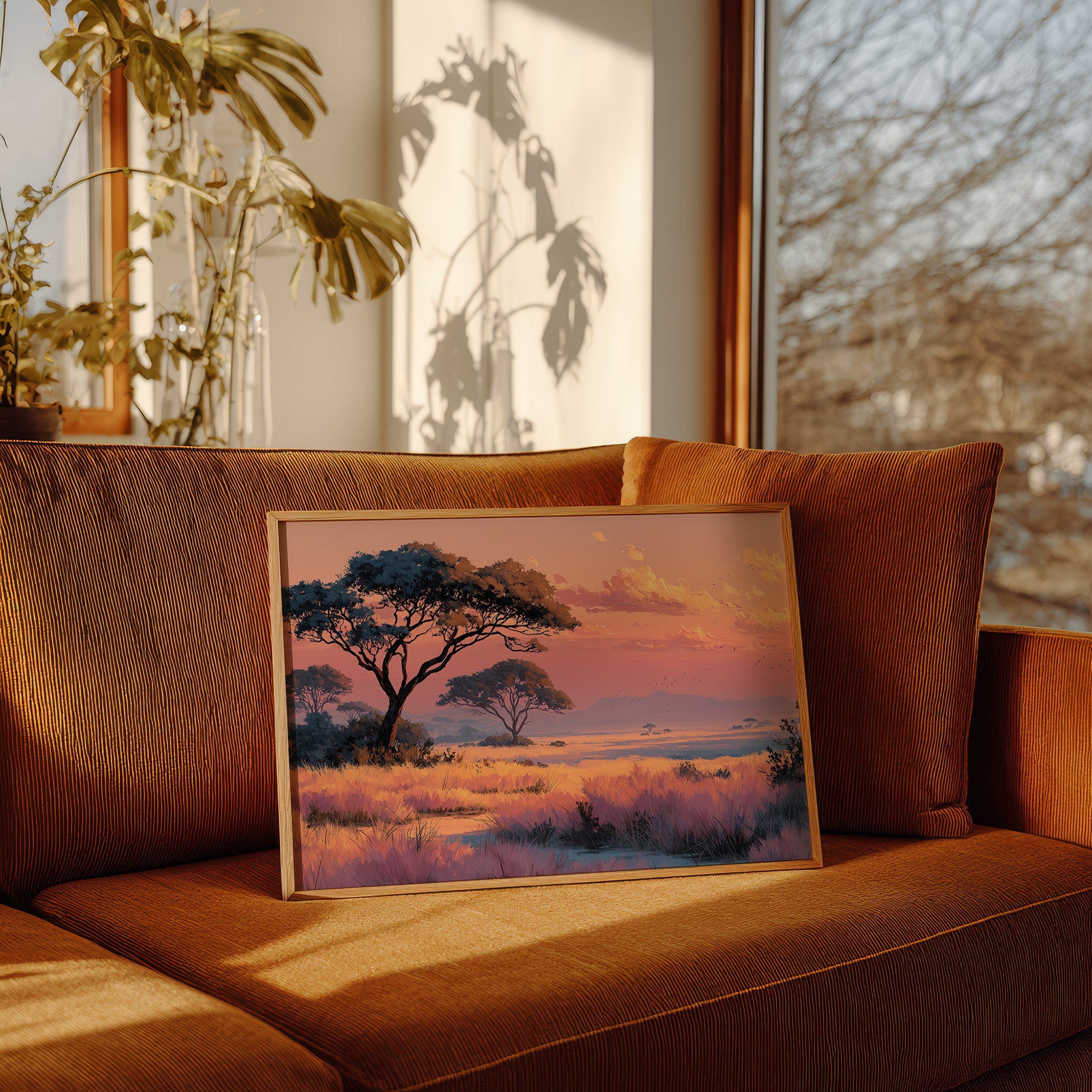 Savanna at Golden Dusk