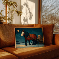 The Cart Horse's Moonlit Walk