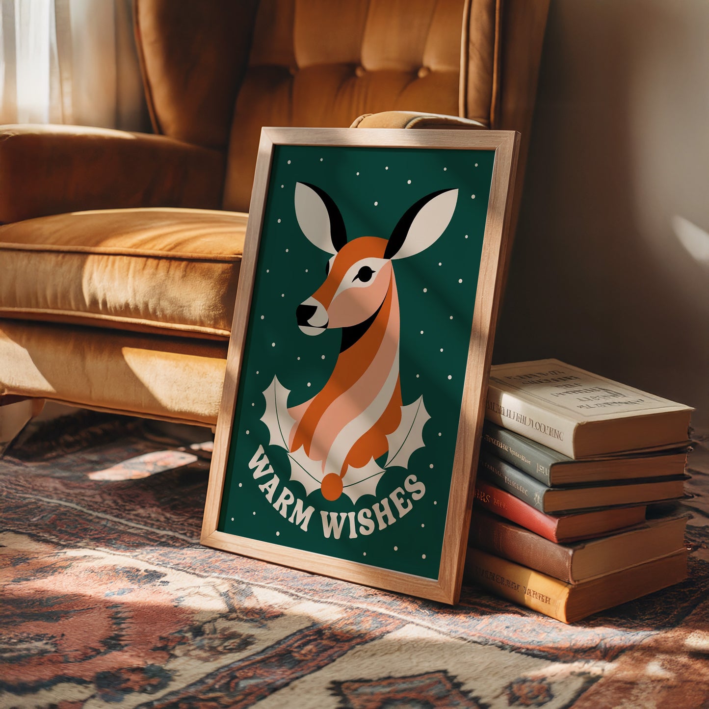 Modernist Deer Portrait