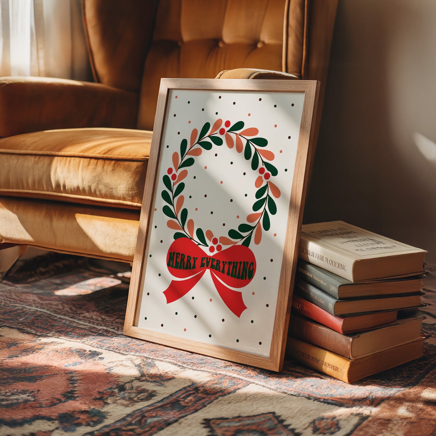 Modernist Wreath Portrait