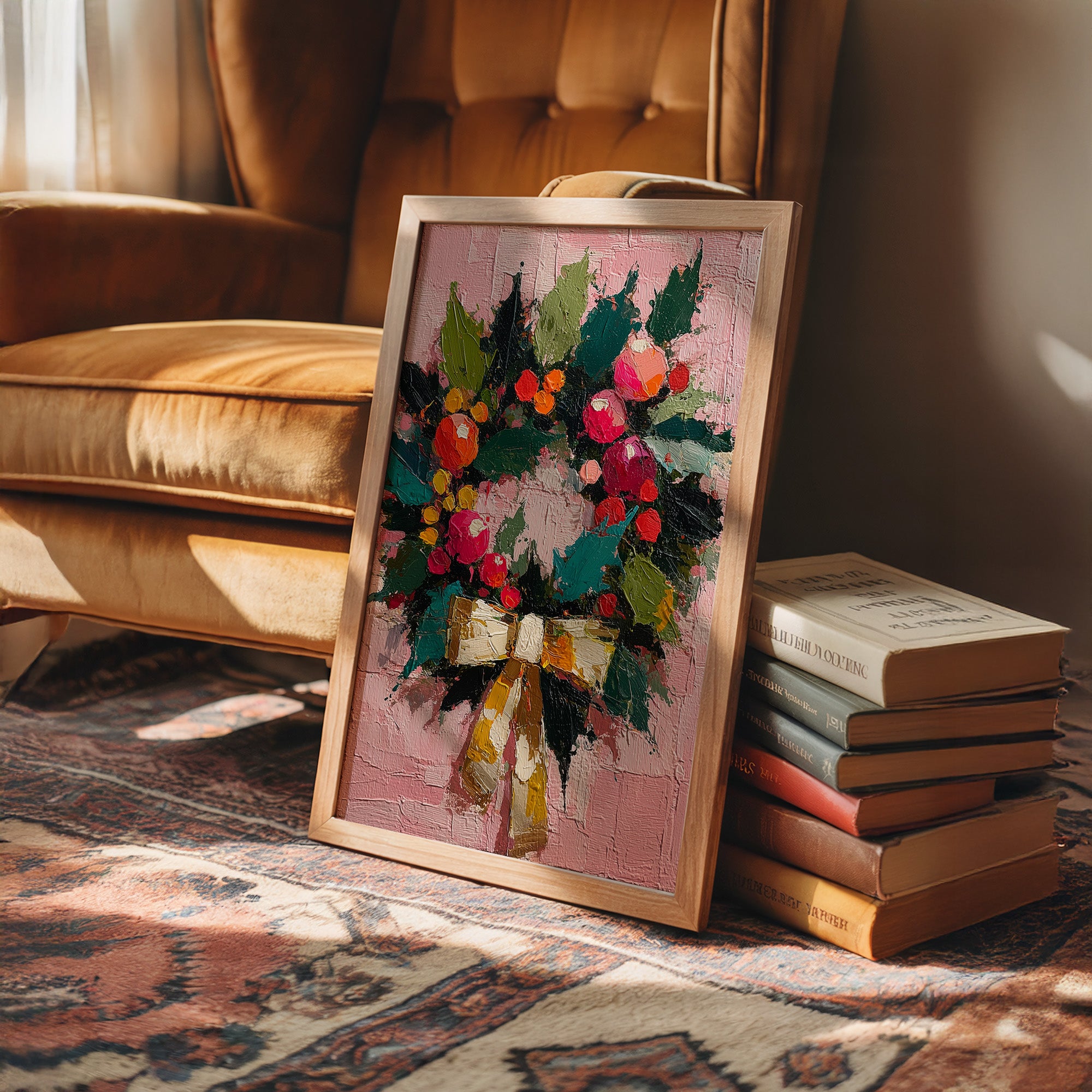 Wreath of Winter Blooms