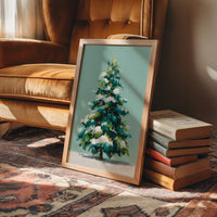 Evergreen in Winter Light
