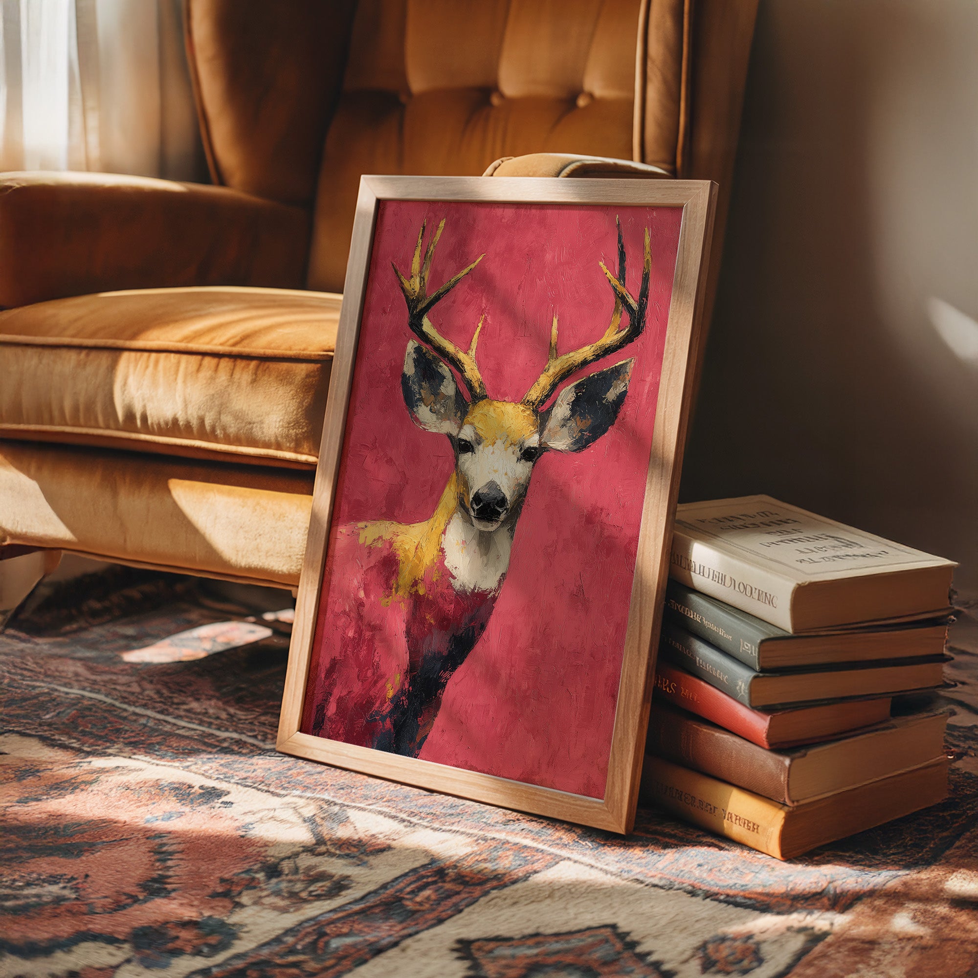 Gilded Buck Portrait