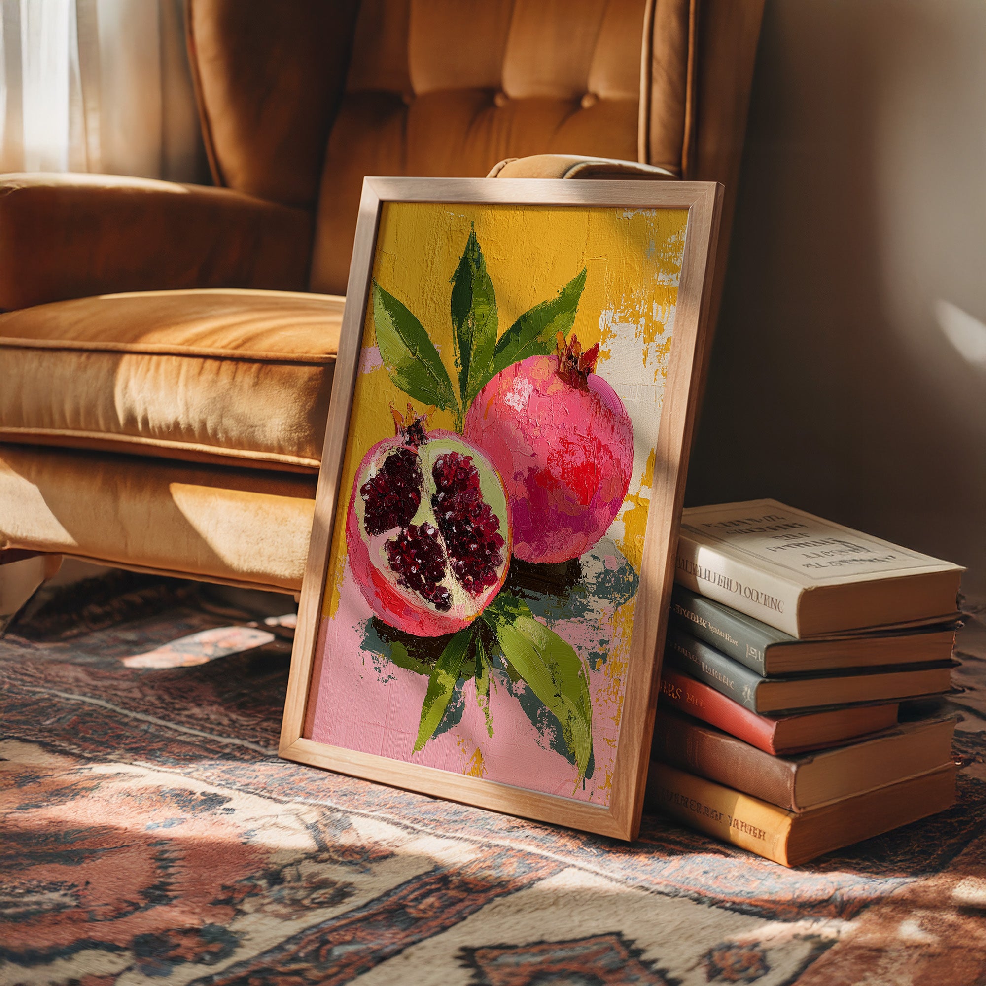 Pomegranate in Sunlight