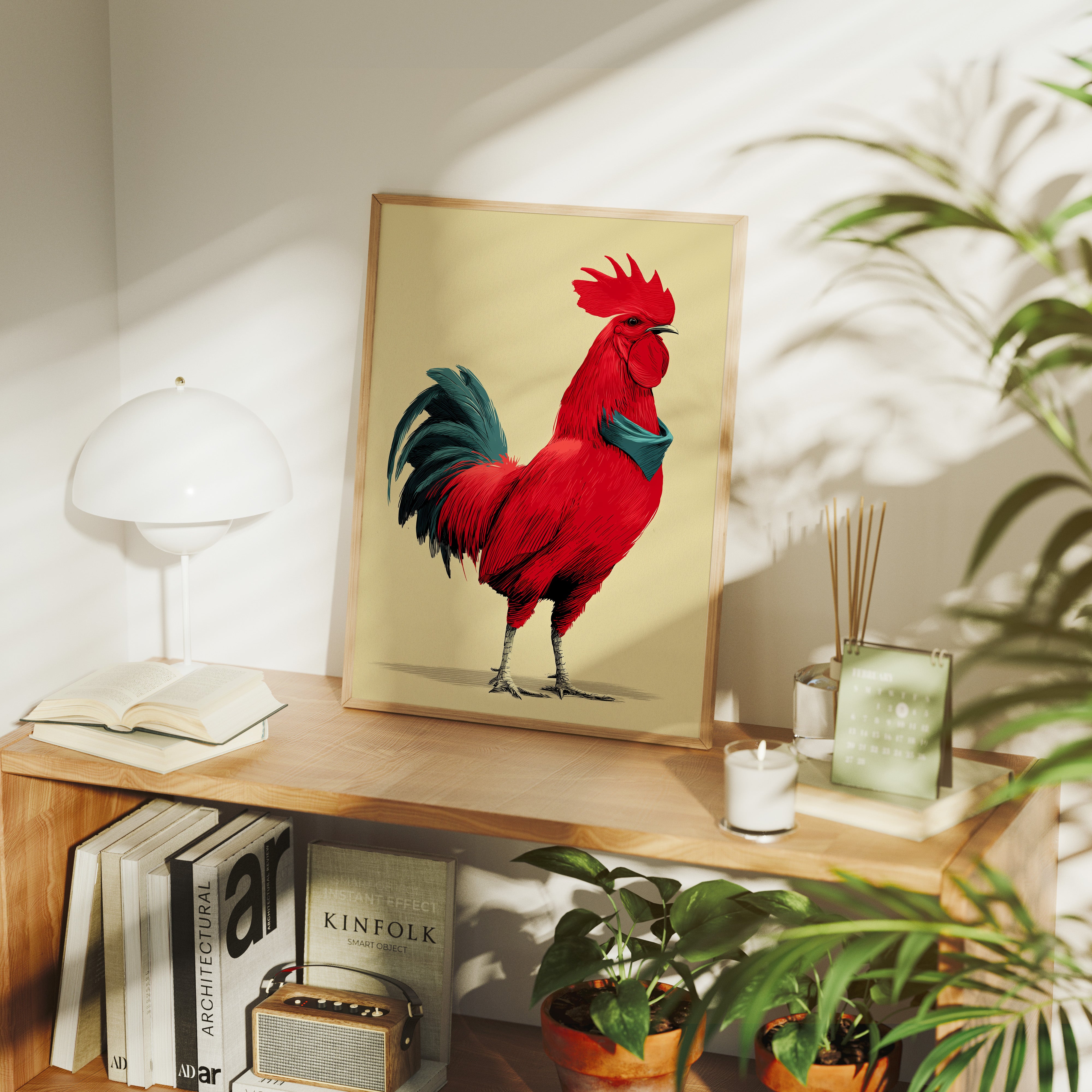 Scarlet Rooster Stance