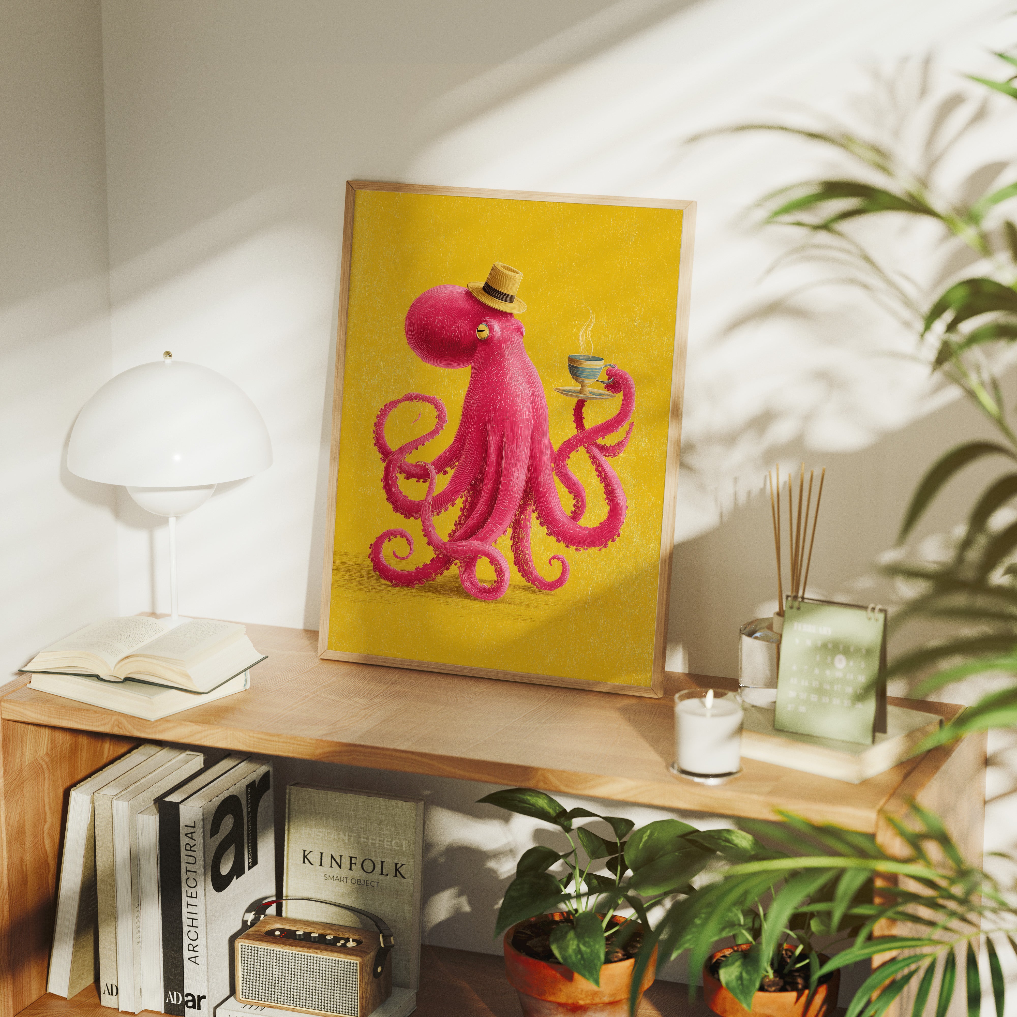 Octopus, Top Hat, Tea Time