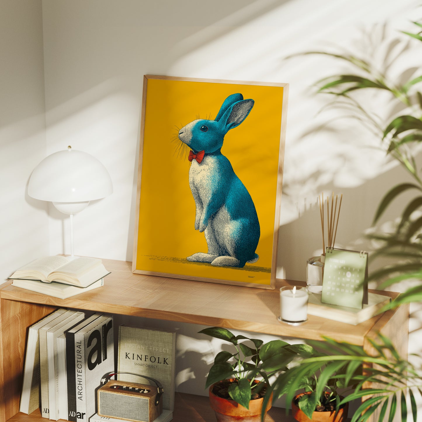 Blue Rabbit, Red Bow Tie