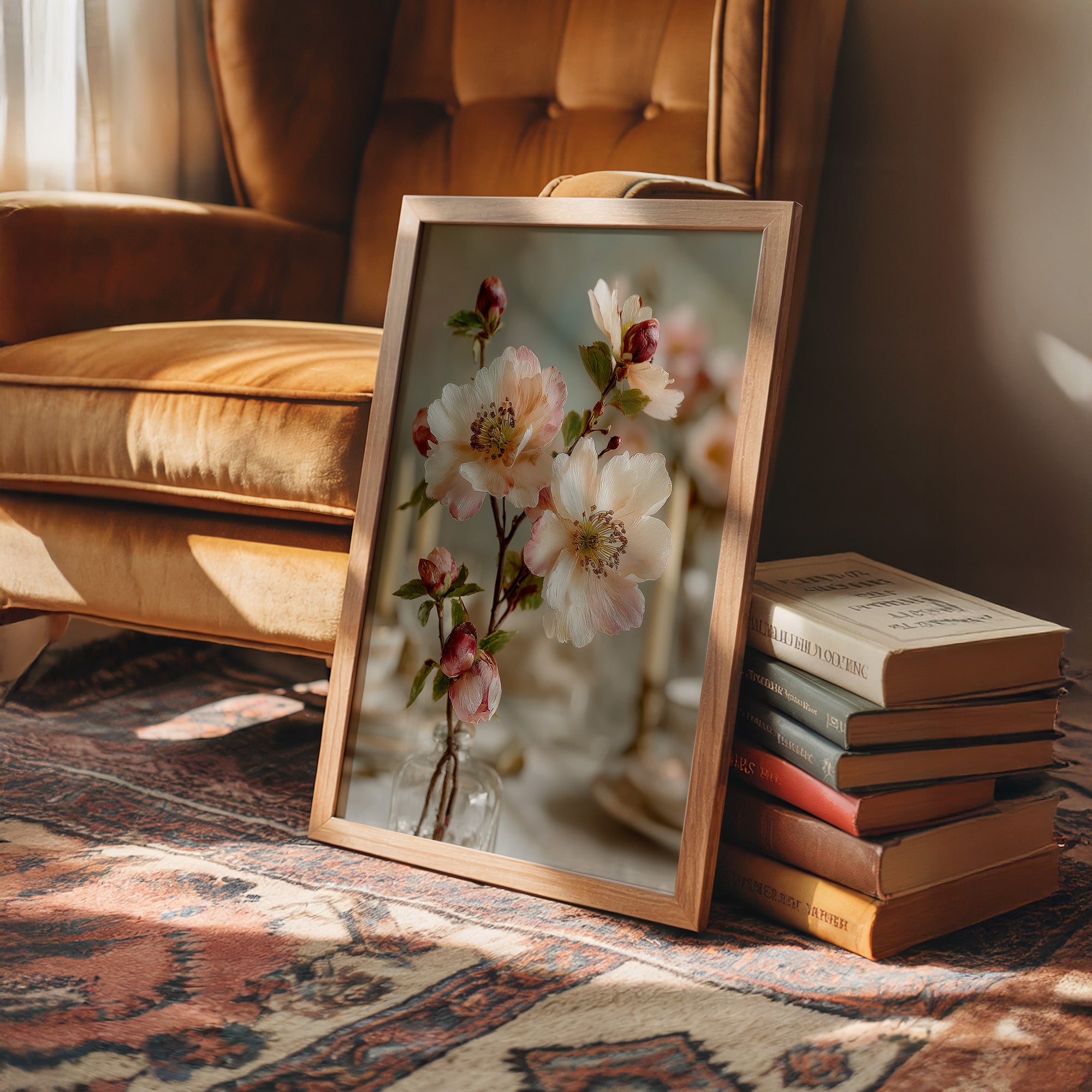 Wild Roses in Glass