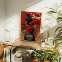 Raven and the Crimson Blooms