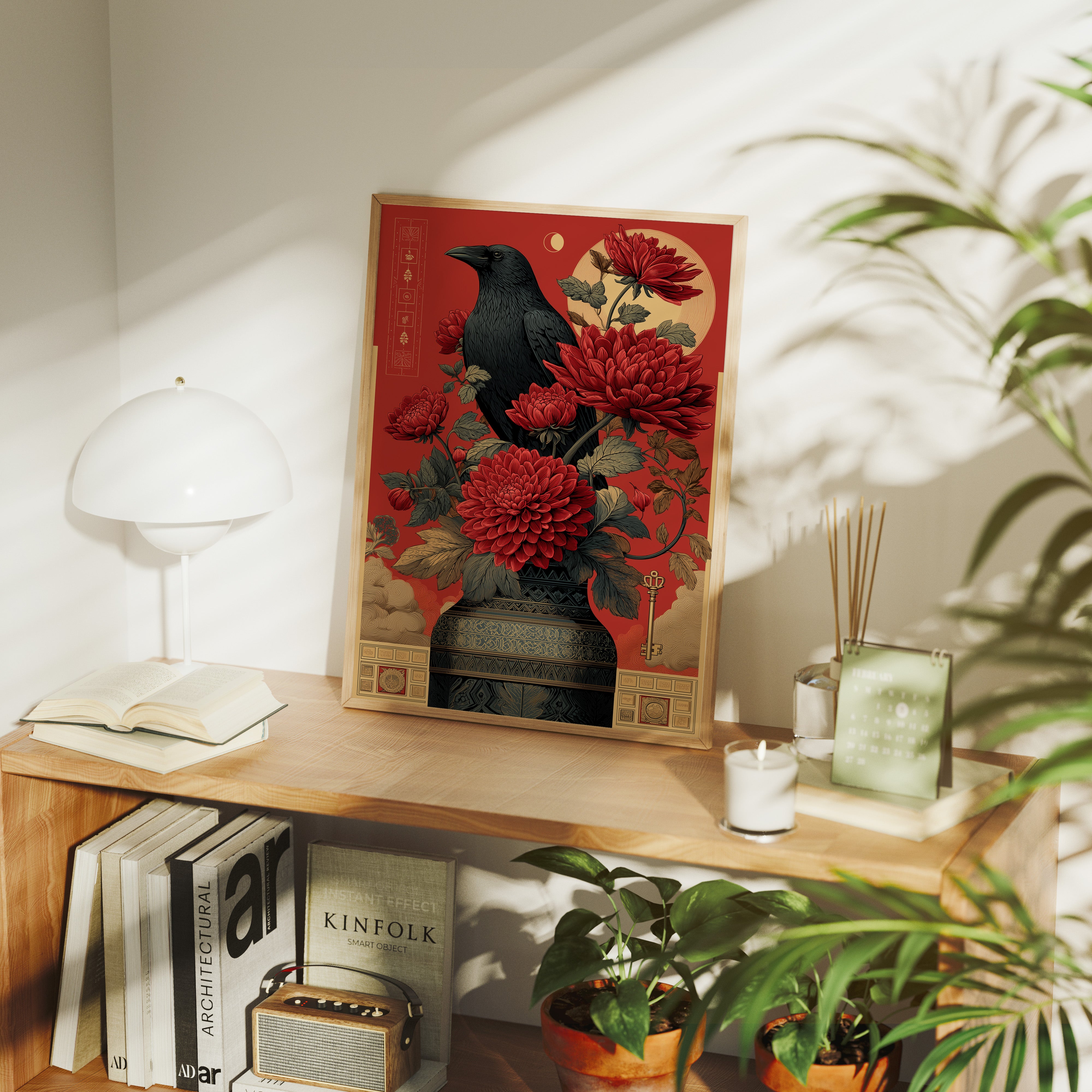Raven and the Crimson Blooms