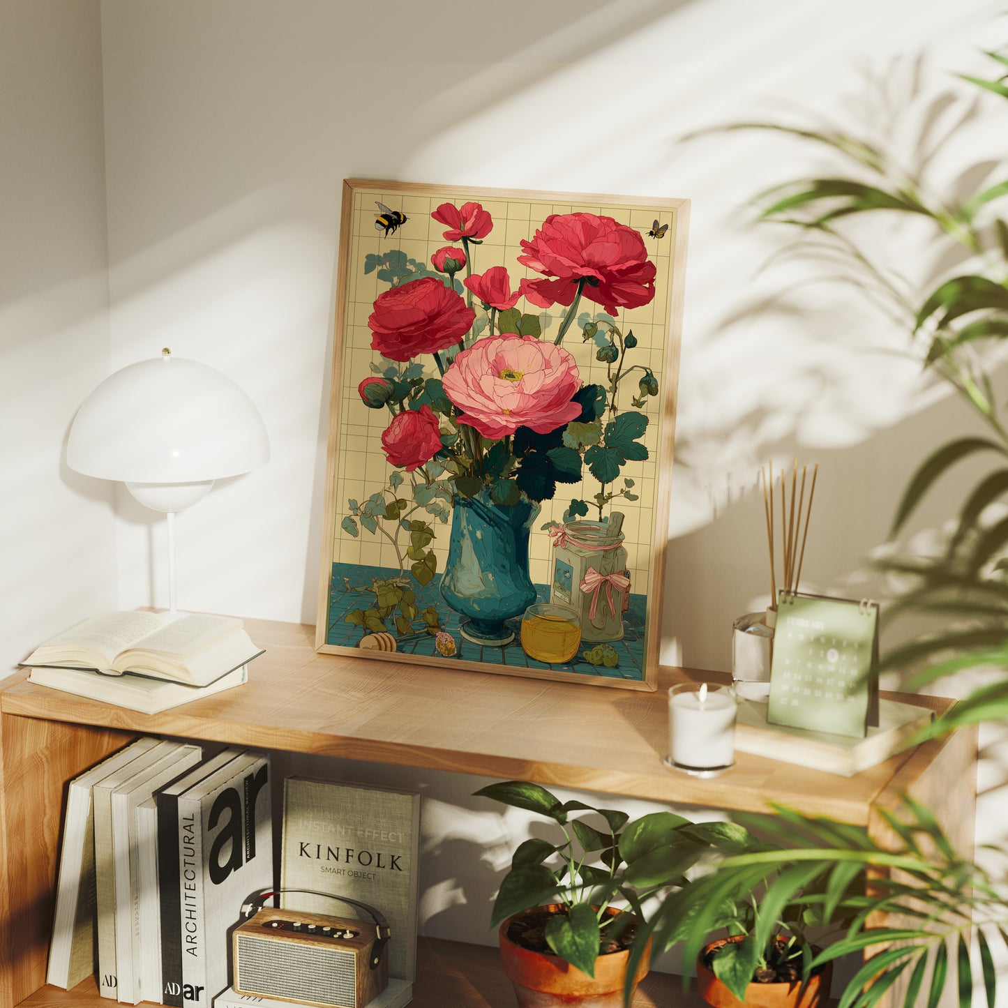 Roses and Golden Honey