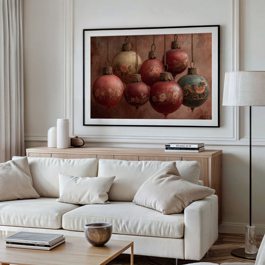 Antique Baubles in Rose and Rust
