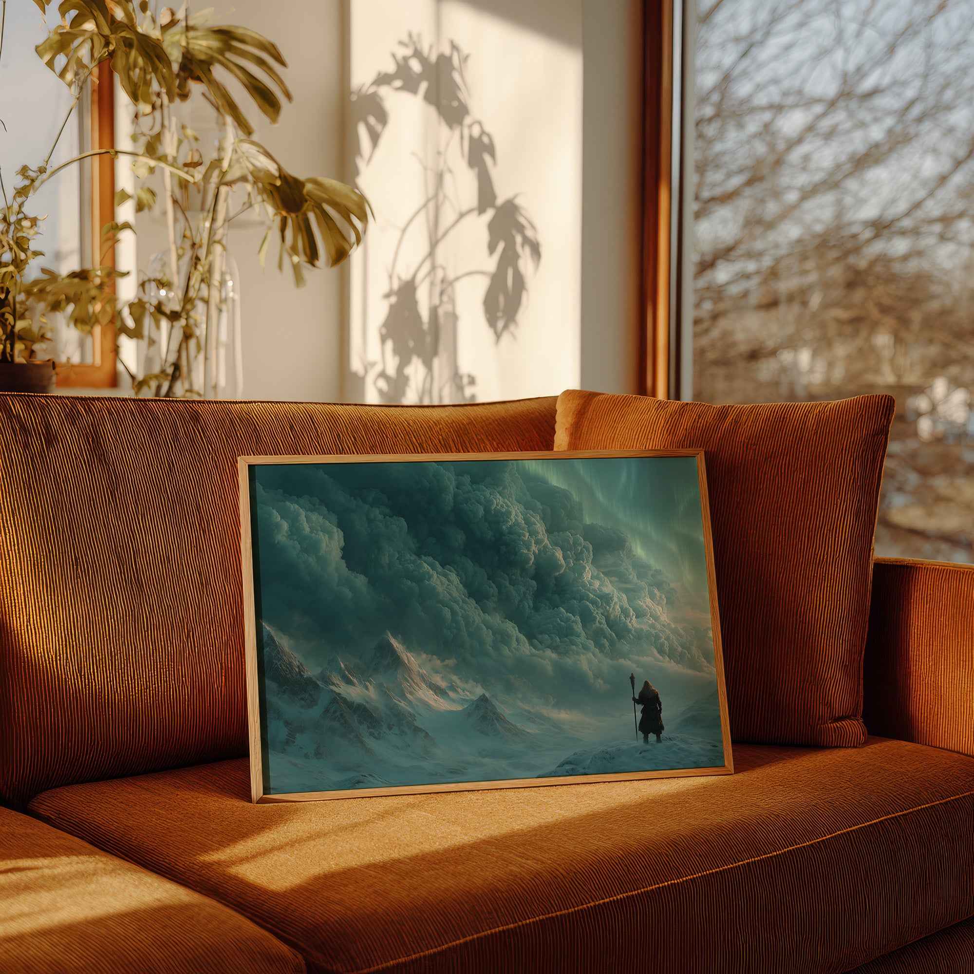 Traveler Beneath the Storm Wall