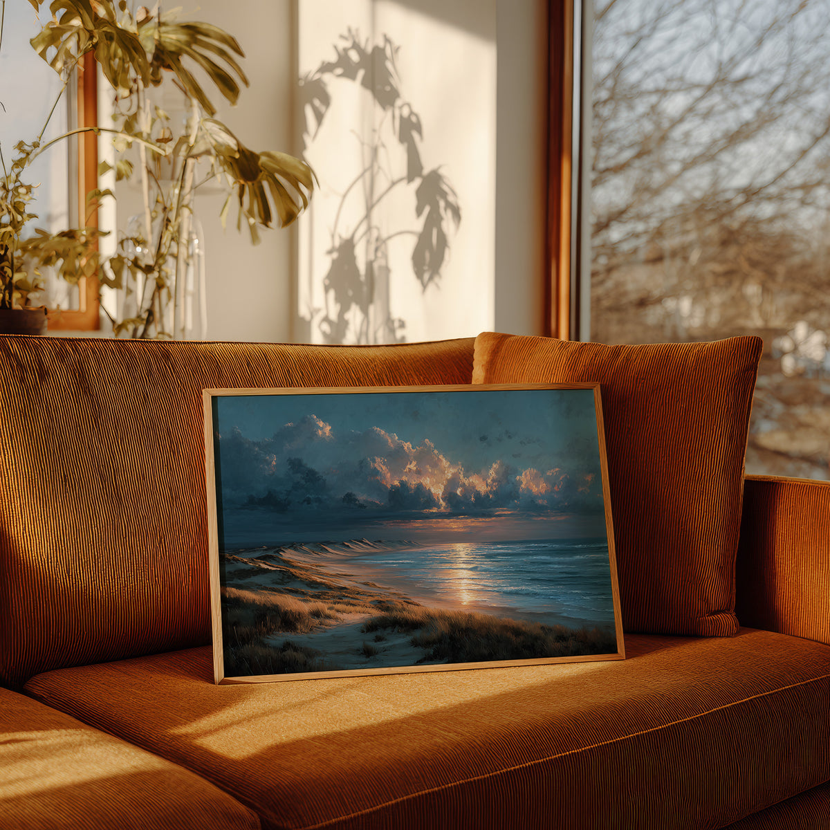 Dune Grass Catches the Last Light