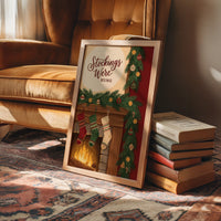 Stockings Were Hung: Dangerously Close to the Fire