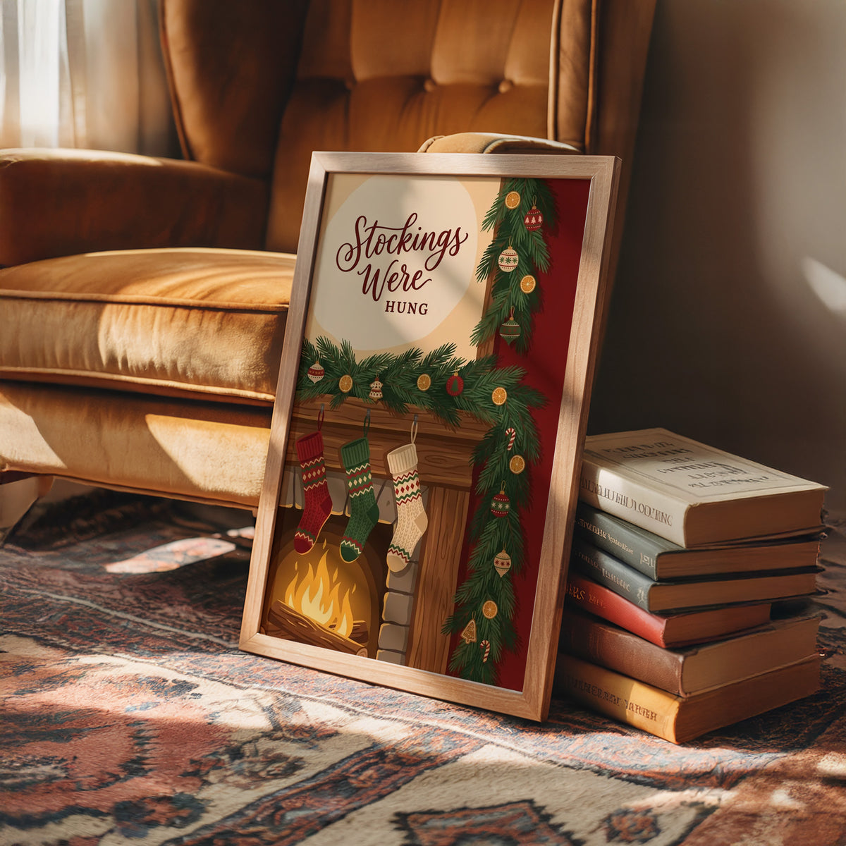 Stockings Were Hung: Dangerously Close to the Fire