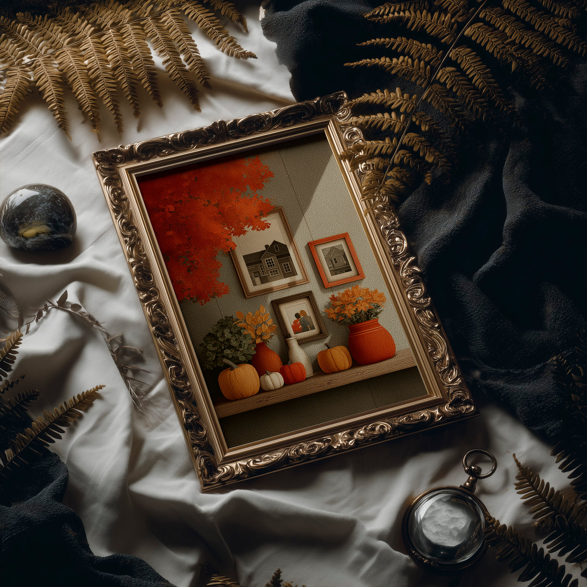 Mantel Season: Pumpkins Have Arrived