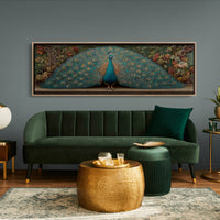 Emerald Plumes In Royal Bloom