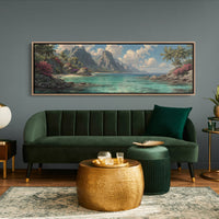 Emerald Shores Beneath Rising Peaks