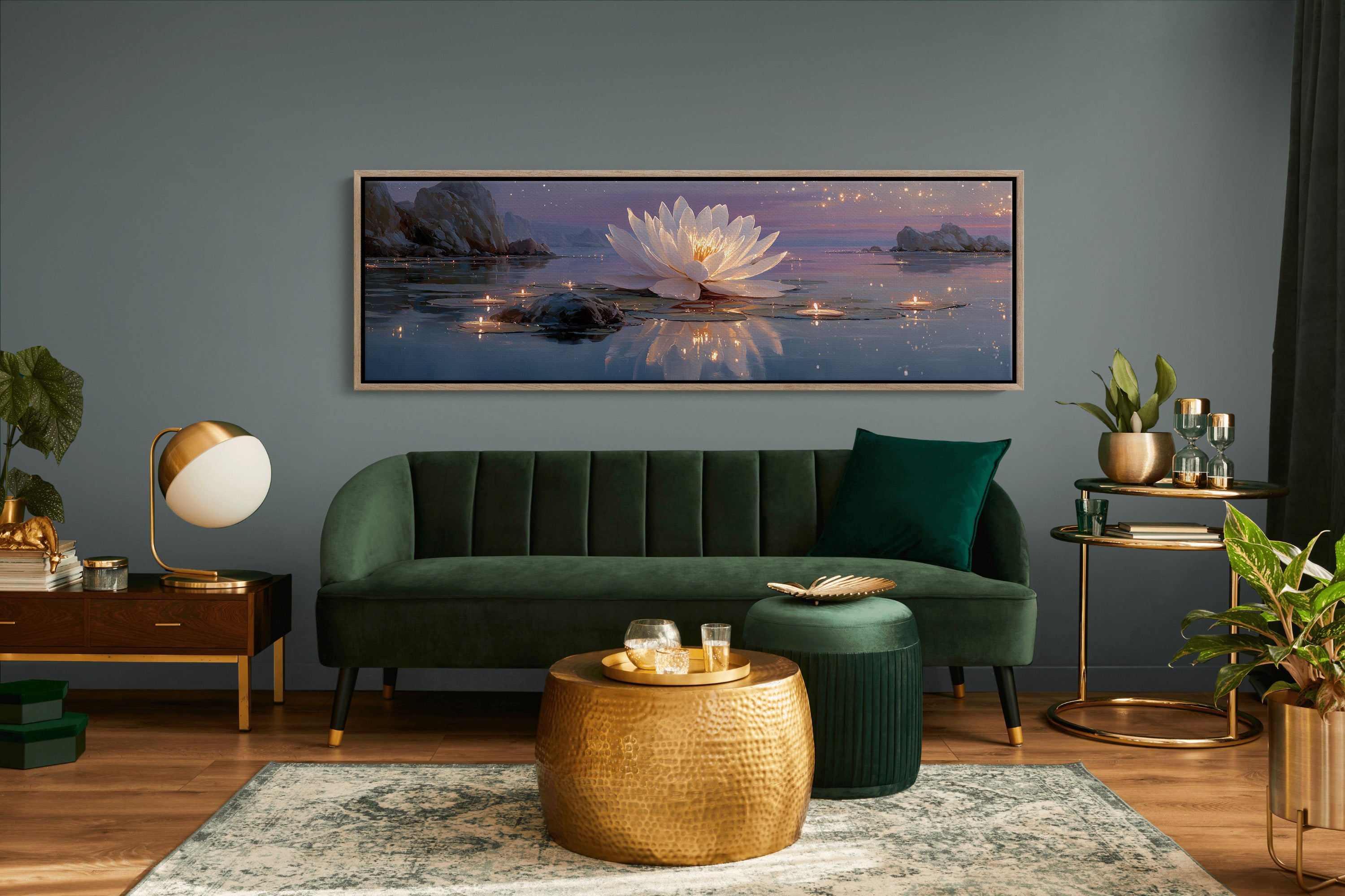 Lotus Light at Dusk