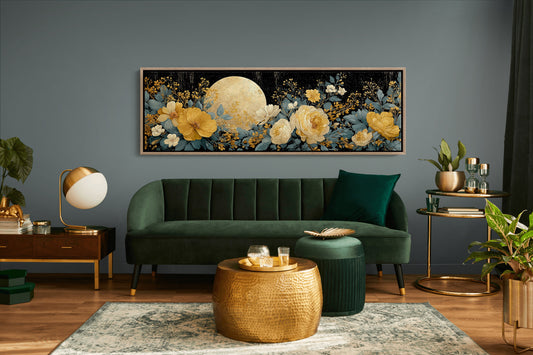 Moonlit Garden in Gold