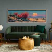 Desert Bloom at Sundown