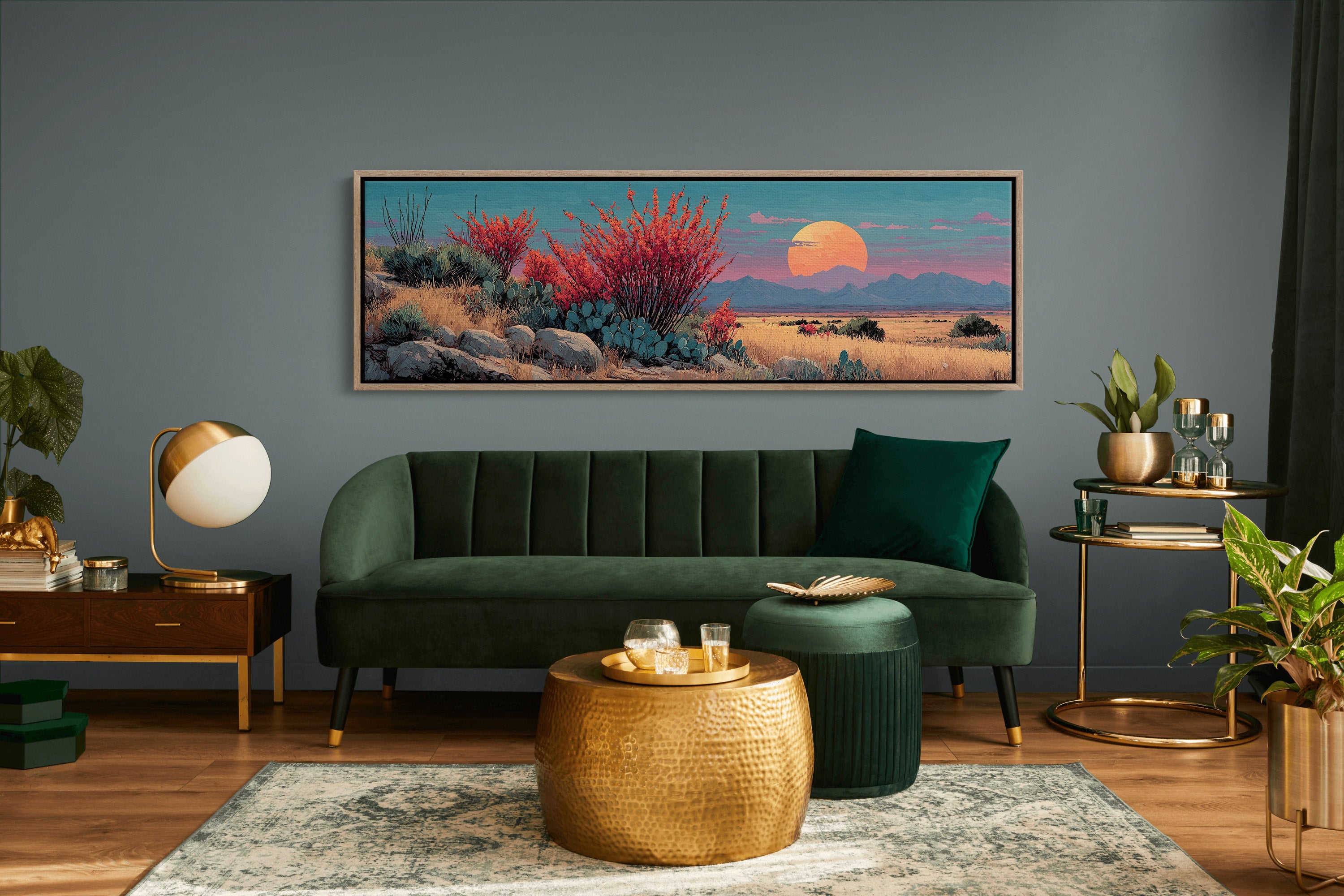 Desert Bloom at Sundown