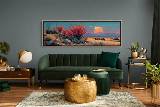 Desert Bloom at Sundown