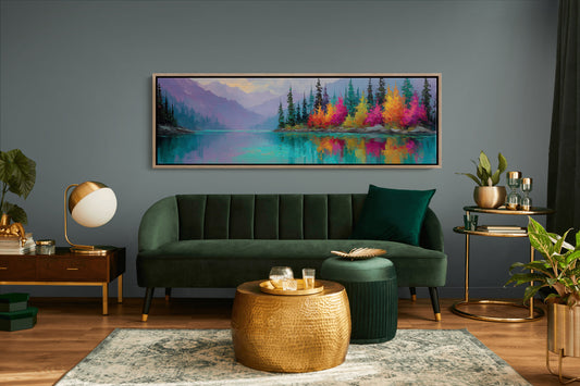 Color Along the Quiet Lake