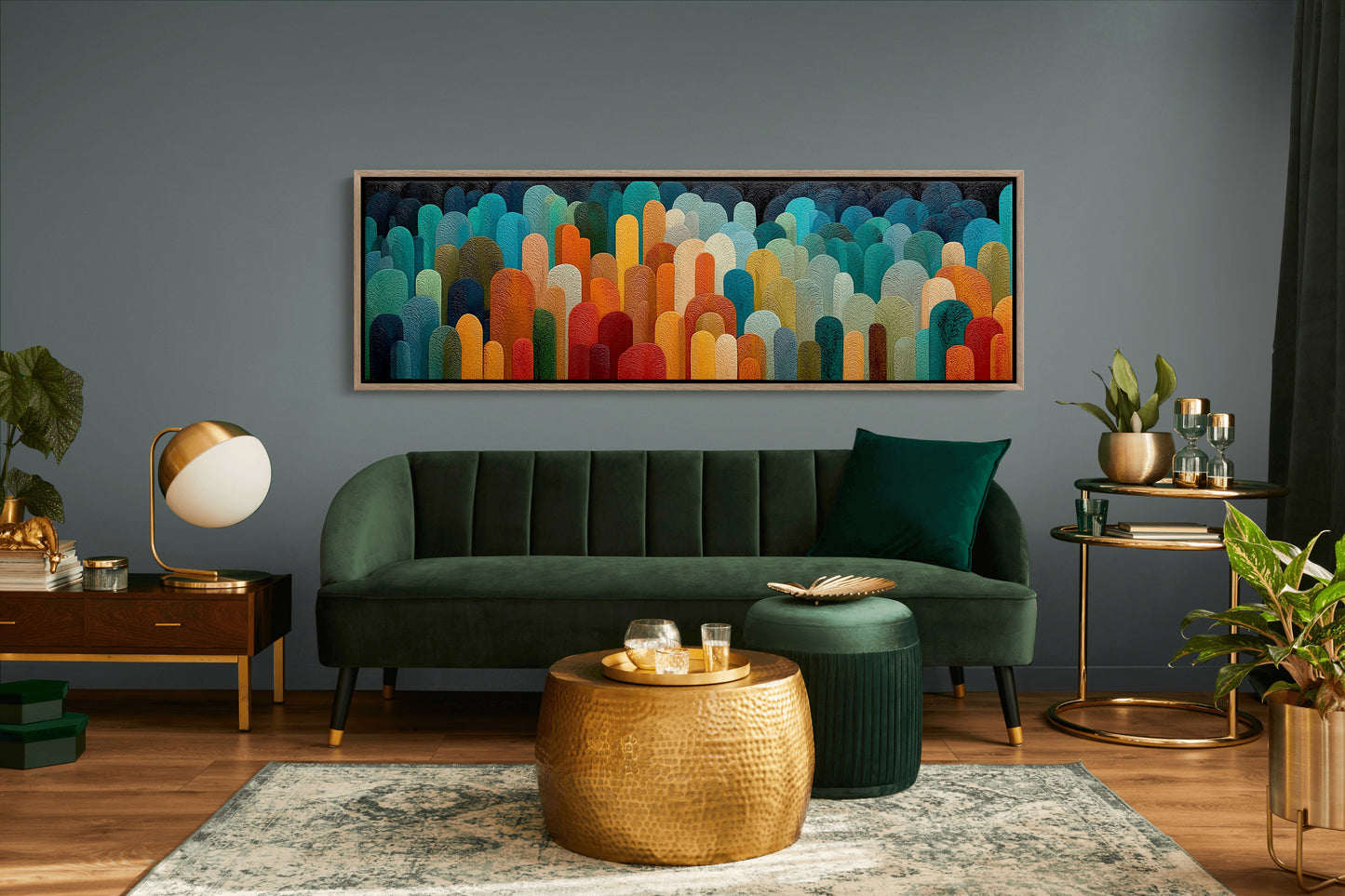 Harvest Hills in Layered Light