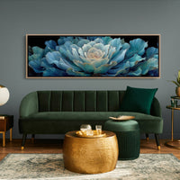 Midnight Bloom In Teal