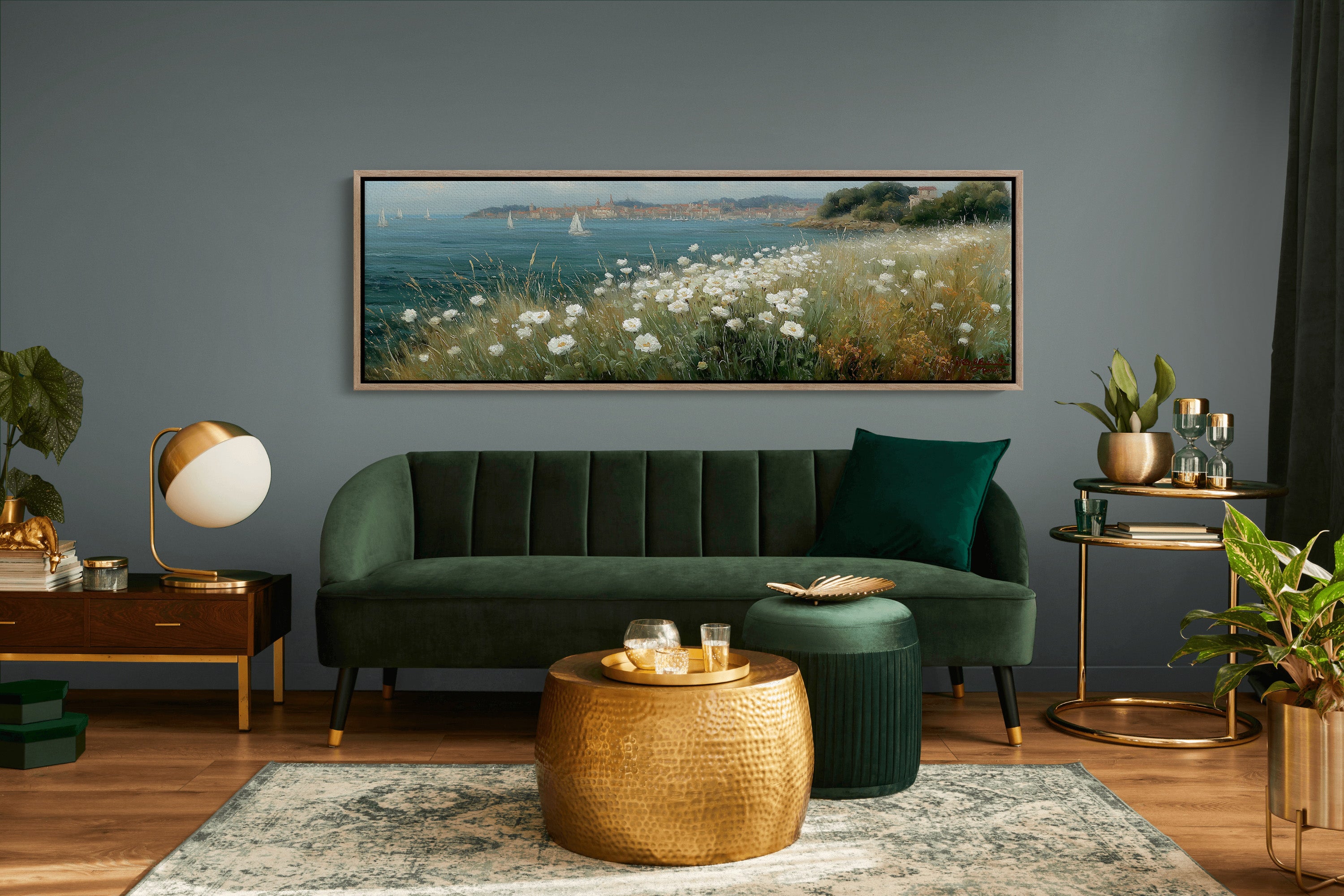 Wildflowers By The Quiet Coast