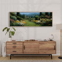 Sunlit Garden Path In Tuscany